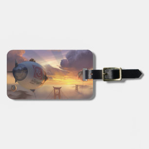 Big Hero Space Ship and Bridge Luggage Tag