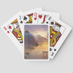 Big Hero Space Ship and Bridge Poker Cards