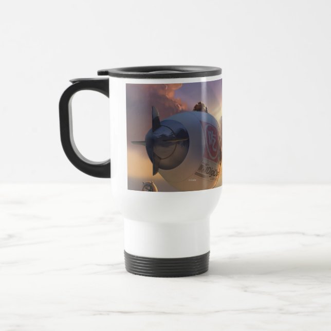 Big Hero Space Ship and Bridge Travel Mug (Left)