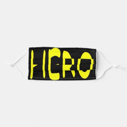 Big Hero YellowBlack Face Mask