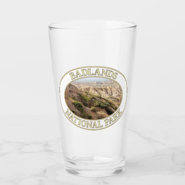 Big Horn Sheep at Badlands National Park in SD Glass (Front)
