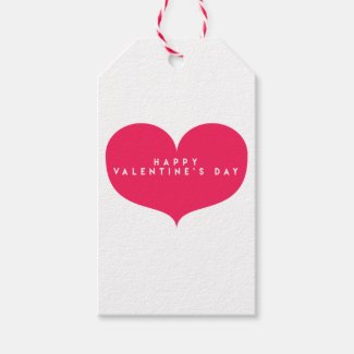 Big Hot Pink Heart Modern Valentine's Day