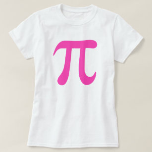 NK--Pi Pink Victoria's Secret PARODY Math Geek Nerd kids T shirt size L only Pi 