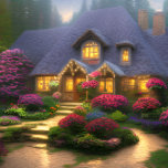 Big House in Woods Jigsaw Puzzle<br><div class="desc">The puzzle features a gorgeous image of a big house surrounded by a colorful scenery filled with blooming flowers. Each piece is carefully crafted with high-quality materials to ensure durability and precision fit,  making it easy to assemble and enjoy time and time again.</div>
