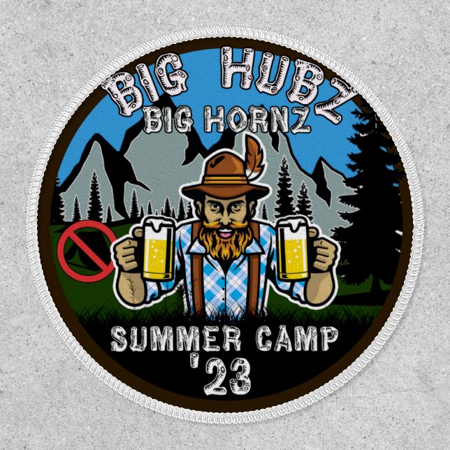 Big Hubz Big Hornz Summer Camp 2023 Patch (Front)