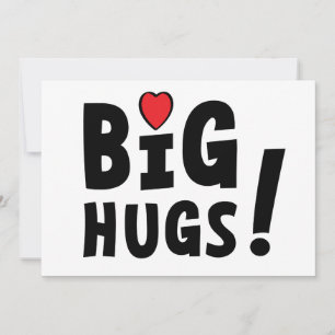 Big hug. Beta card or Valentine's Day