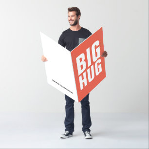 BIG HUG BIRTHDAY GIAGANTIC CARDS
