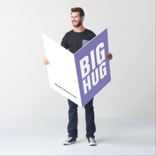 BIG HUG GET WELL SOON GIAGANTIC CARDS