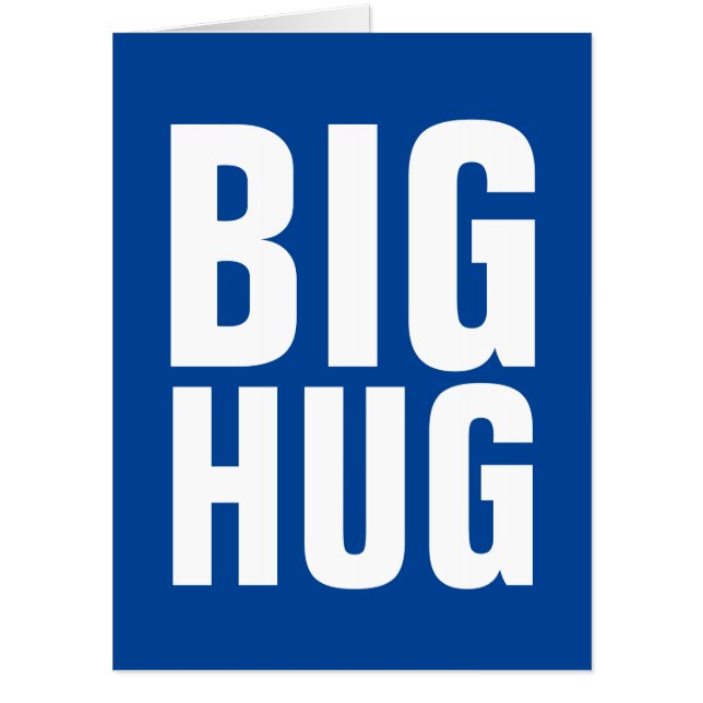 BIG HUG WORLD'S LARGEST BIRTHDAY CARD (Front)