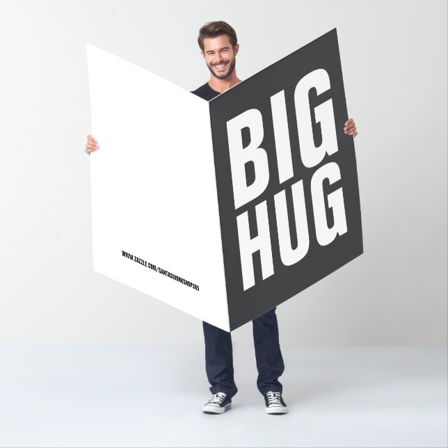 BIG HUG WORLD'S LARGEST BIRTHDAY CARD (In Situ)