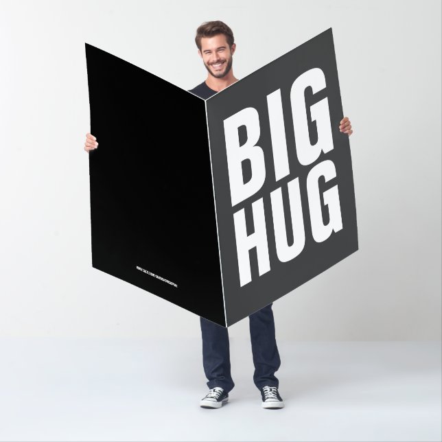 BIG HUG WORLD'S LARGEST BIRTHDAY CARD (In Situ)