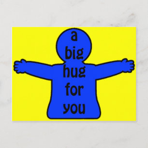 Big Hugs Postcard