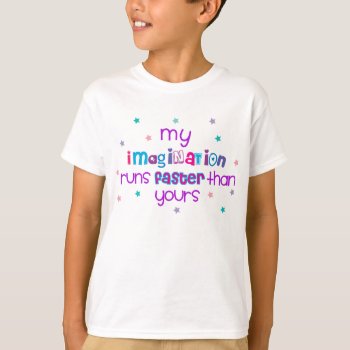 Big Imagination Kids Shirt by bunnieclaire at Zazzle