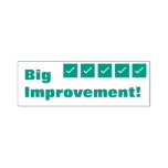 [ Thumbnail: "Big Improvement!" Teacher Feedback Rubber Stamp ]