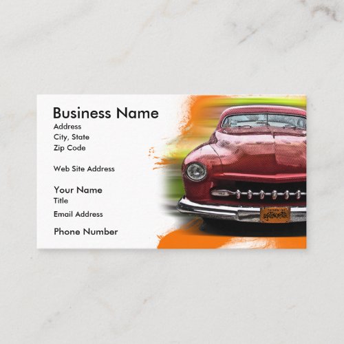 Big Iron Business Card Template