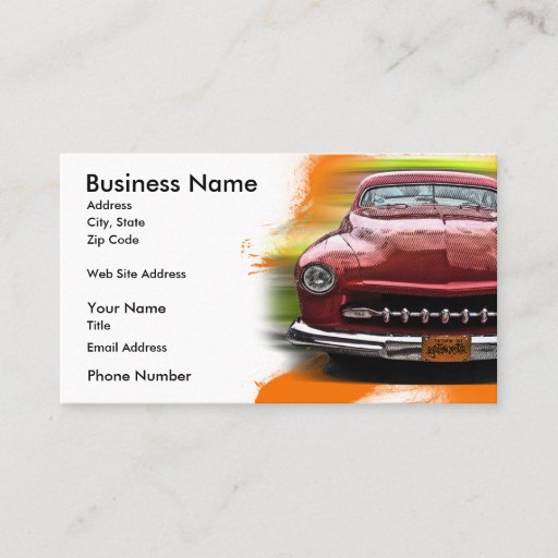 Customizable Big Iron Business Card Template