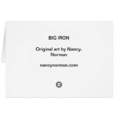 BIG IRON CARDS (Back Horizontal)