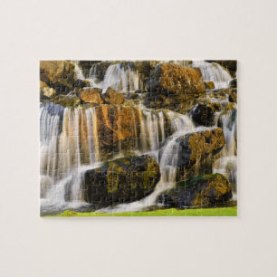 Big Island, Hawaii. Cascading stream, Big Island Jigsaw Puzzle