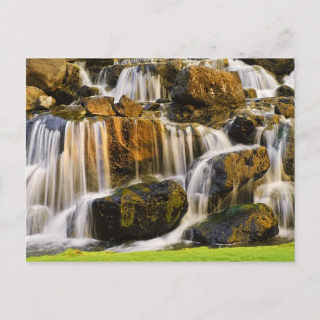 Big Island, Hawaii. Cascading stream, Big Island Postcard (Front)