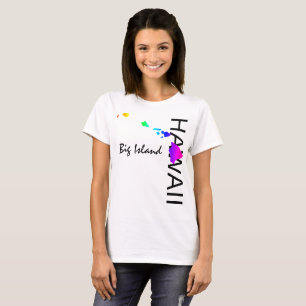 BIG ISLAND - HAWAII ISLANDS NEON RAINBOW T-Shirt