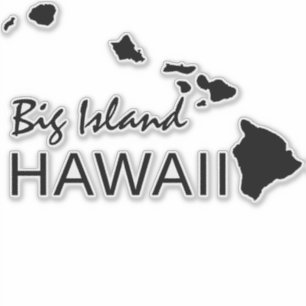 BIG ISLAND - HAWAII ISLANDS STICKER
