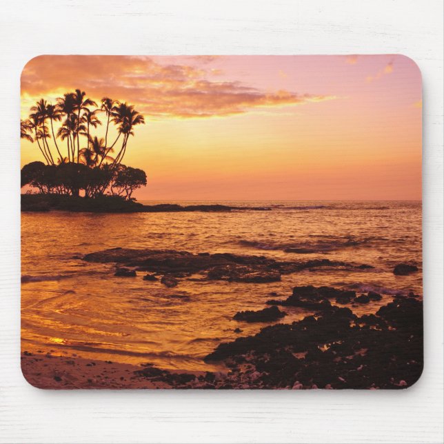 Big Island, Hawaii. Sunset, Big Island Hawaii. 2 Mouse Pad (Front)