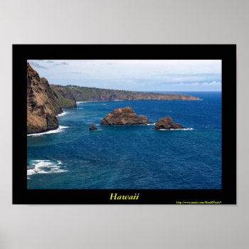 Big Island Kohala Coast Poster by KenKPhoto at Zazzle