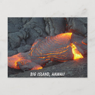 Big Island Lava Flow Postcard