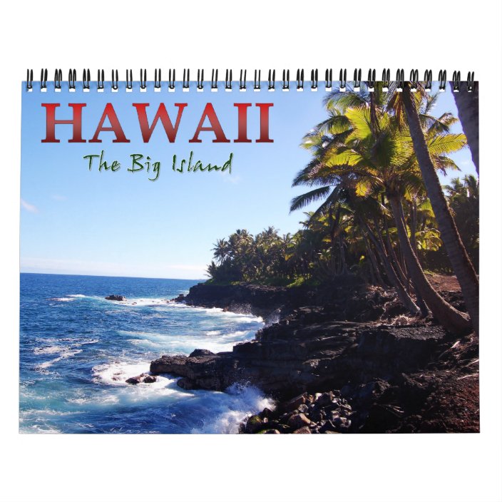 Big Island of Hawaii Wall Calendar