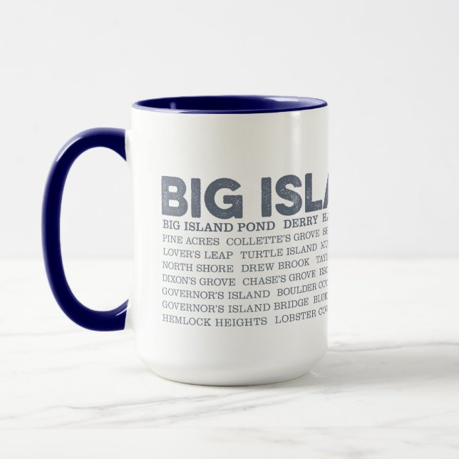 Big Island Pond New Hampshire Coffee Mug (Left)