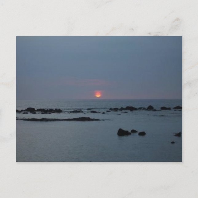 Big Island Sunset Postcard (Front)