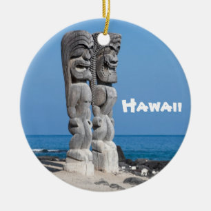 Big Island Tiki Keepsake Ceramic Ornament
