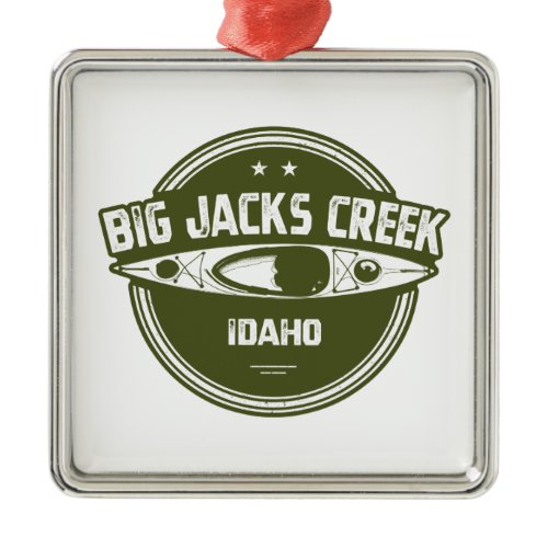 Big Jacks Creek Wild And Scenic River Idaho Kayaki Metal Ornament