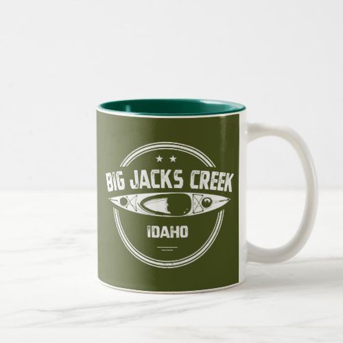 Big Jacks Creek Wild And Scenic River Idaho Kayaki Two_Tone Coffee Mug