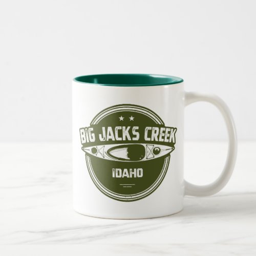 Big Jacks Creek Wild And Scenic River Idaho Kayaki Two_Tone Coffee Mug