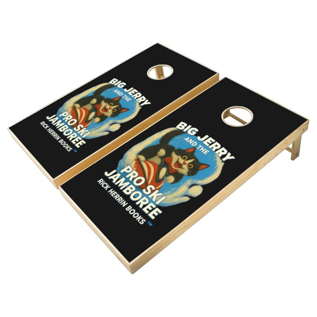 Big Jerry cornhole set! Cornhole Set (Angled)