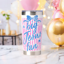 Big Jesus Fan Insulated Tumbler
