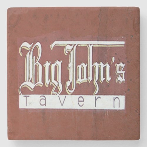 Big Johns Tavern Charleston SC Stone Coaster