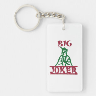 BIG JOKER Mah Jong Tile Keychain