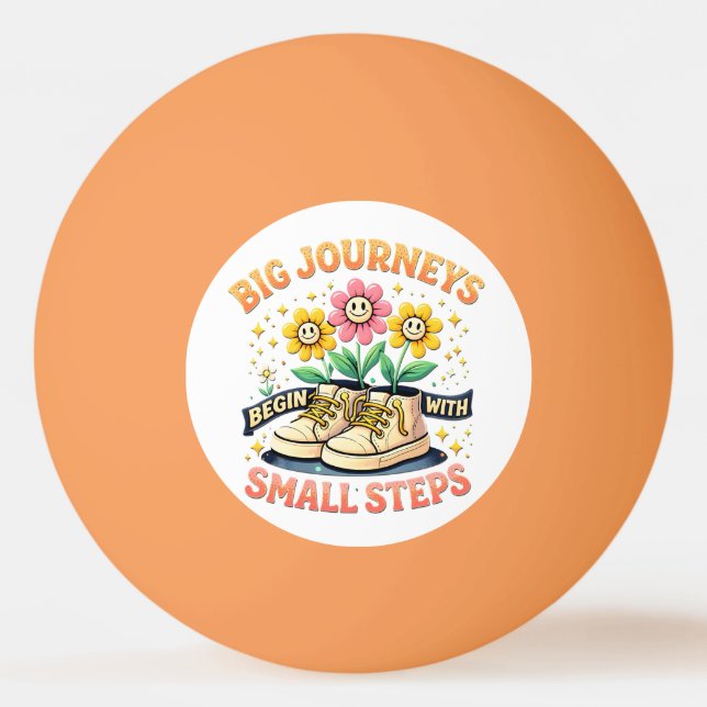 Big Journeys Ping Pong Ball (Front)