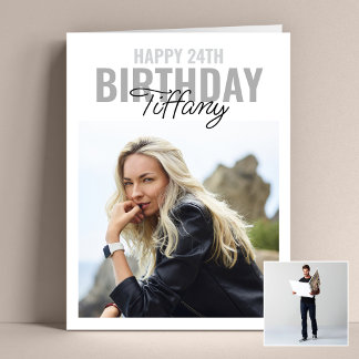 Big Jumbo Birthday Photo Card