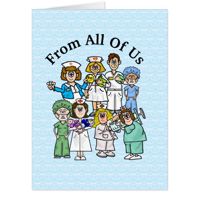 BIG, Jumbo Nurse Retirement Card (Front)