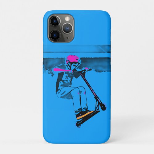 Big Jump - Scooter Rider iPhone 11 Pro Case