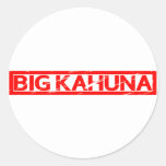 Big Kahuna Stamp Classic Round Sticker