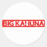 Big Kahuna Stamp Classic Round Sticker