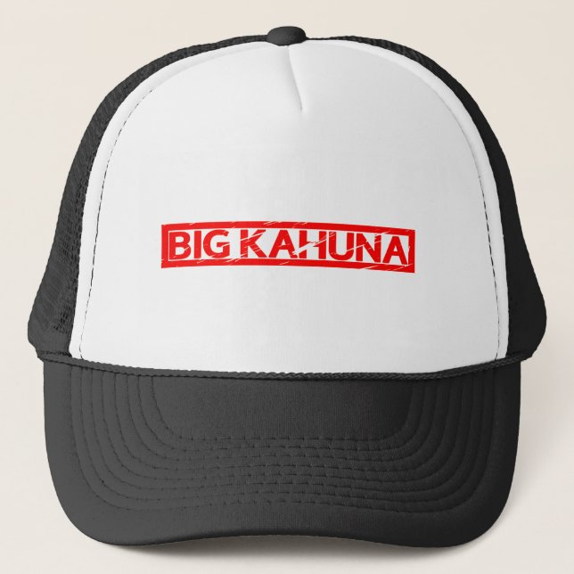 Big Kahuna Stamp Trucker Hat (Front)