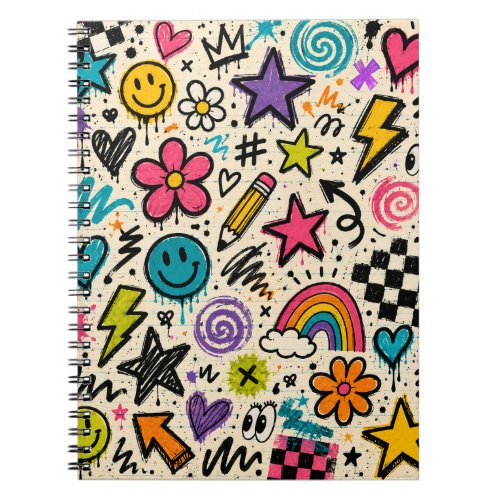 Big Kick Kids Doodles Notebook