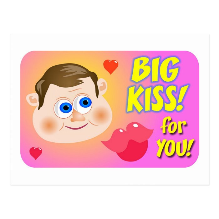 Big Kiss Postcards