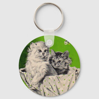 big kitten little kitten keychain