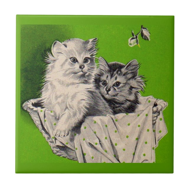big kitten little kitten tile (Front)